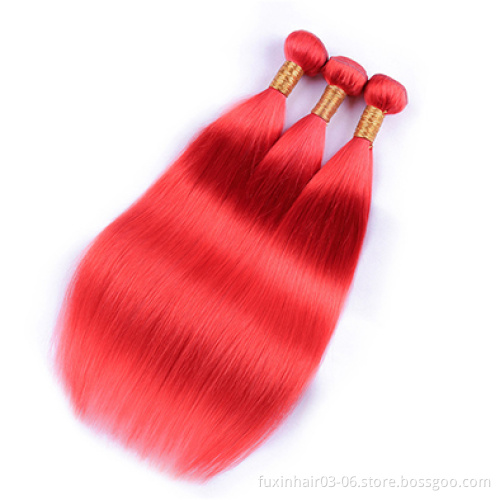 Hair Extensions in USA Jumbo Braids Straight Best Selling Products 2018 Virgin Human Red Hair Weaving Indian Silky Straight Wave